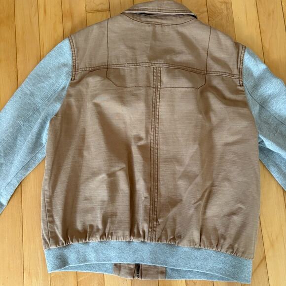 Anthropologie Hei Hei Excursion Bomber Jacket Women's L Coat Utility Collared - Picture 11 of 11